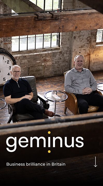 Geminus website mobile